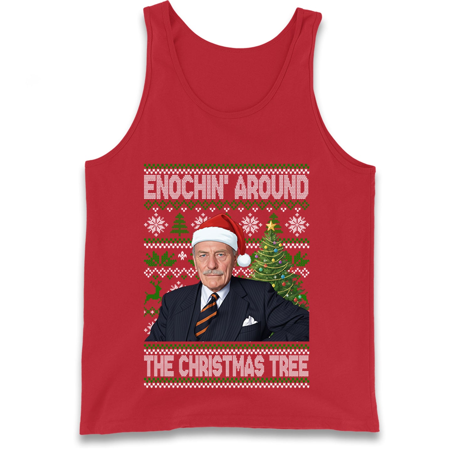 Enoch Powell Enochin Around the Christmas Tree Christmas Tank Top