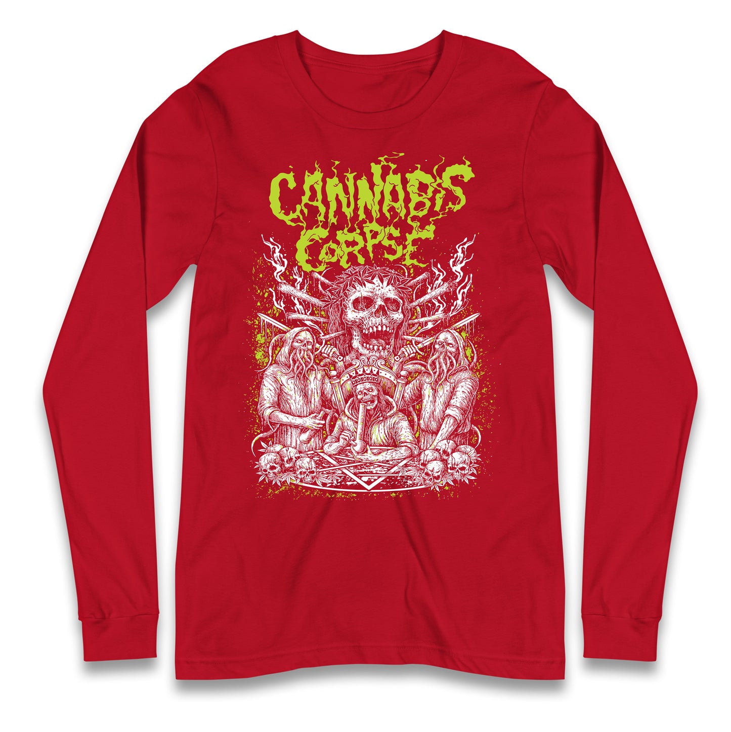 Cannabis Corpse Band Longsleeve T Shirt