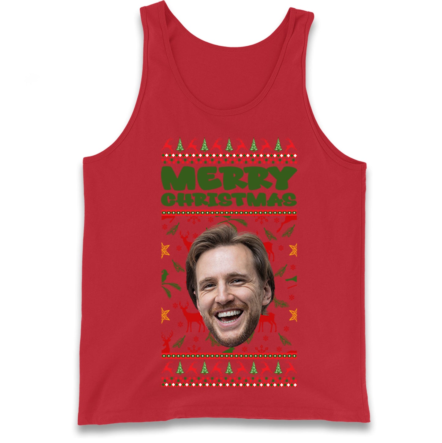 Personalise Christmas Tank Top
