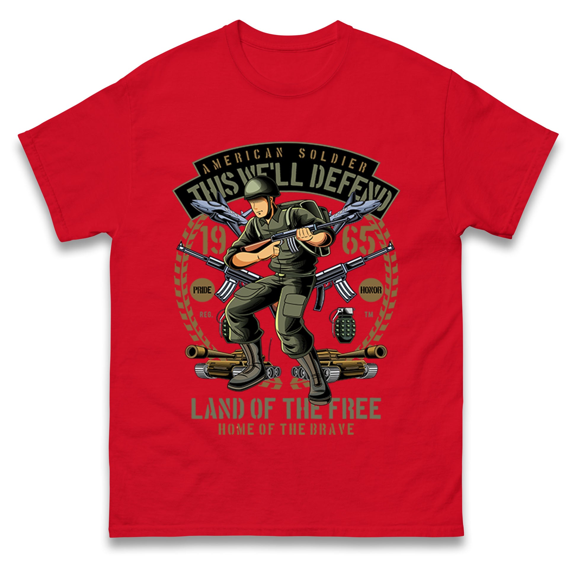 American Soldier T Shirt