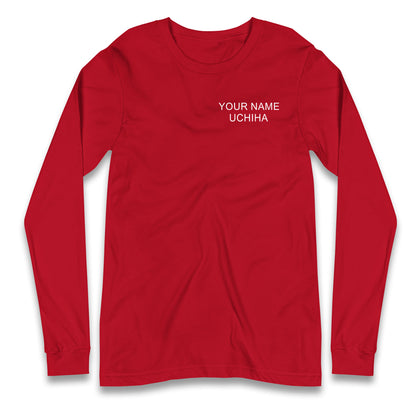 Uchiha Clan Logo Long Sleeve T Shirt