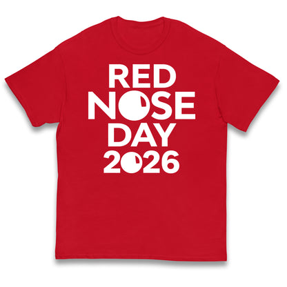 Red Nose Day 2026 Kids T Shirt 