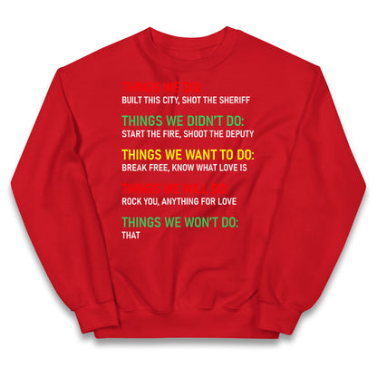 Bob Marley Music Kids Jumper