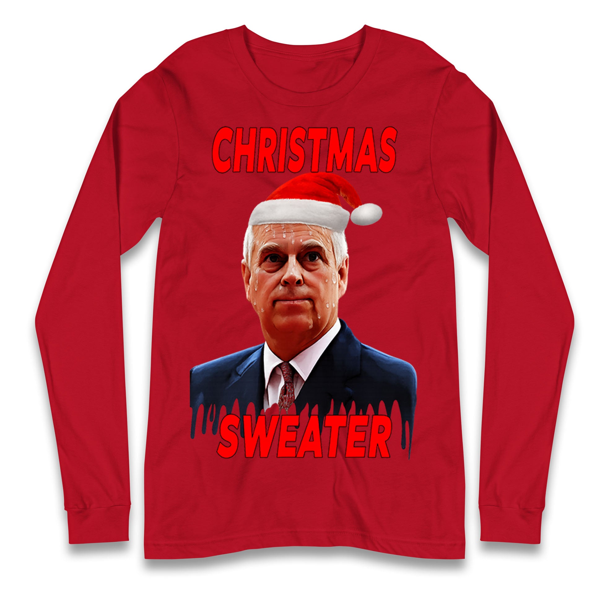 Prince Andrew Christmas Longsleeve T Shirt 