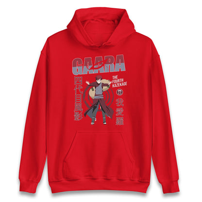 naruto shippuden gaara the fourth kazekage hoodie