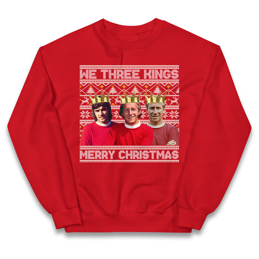 denis law bobby charlton george best christmas jumper