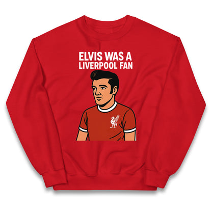 Elvis Presley Liverpool Football Kids Jumper