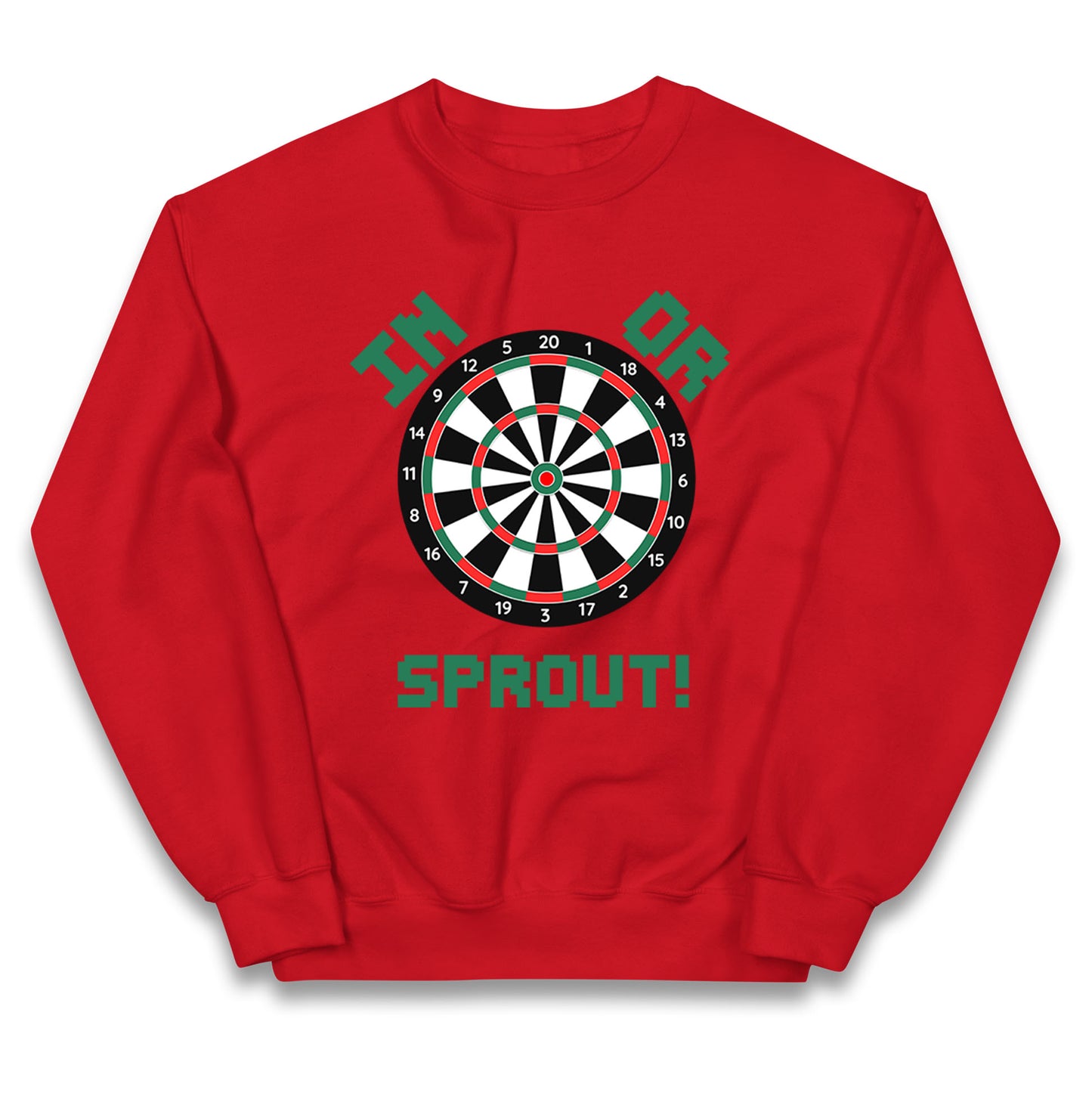 dartboard christmas jumper