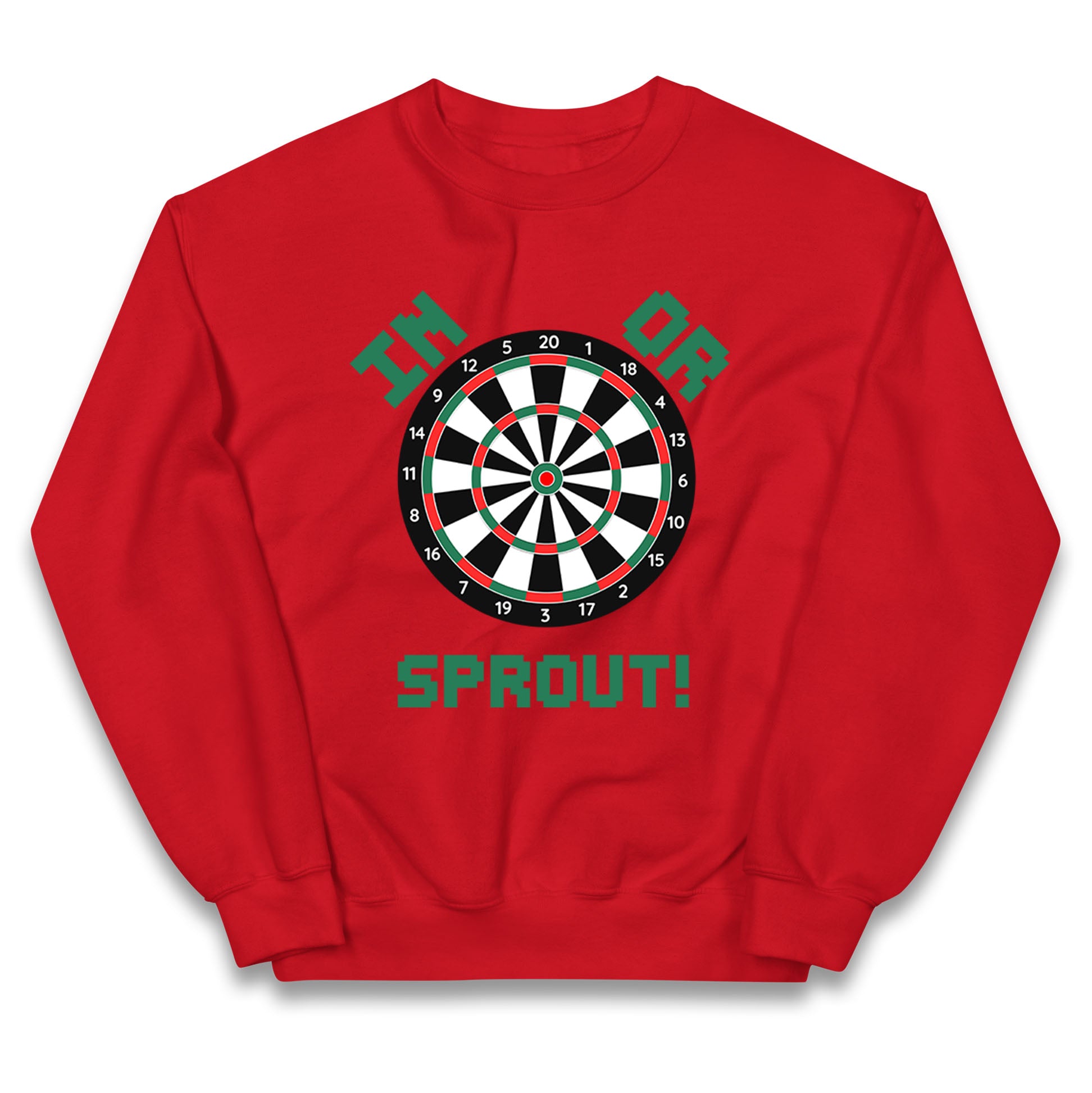 dartboard christmas jumper