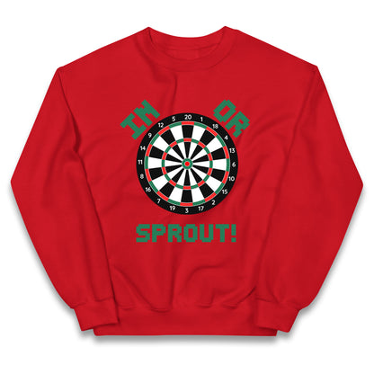 dartboard christmas jumper