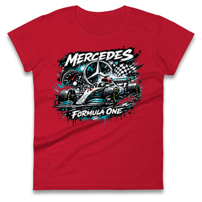 Mercedes F1 Ladies T Shirt