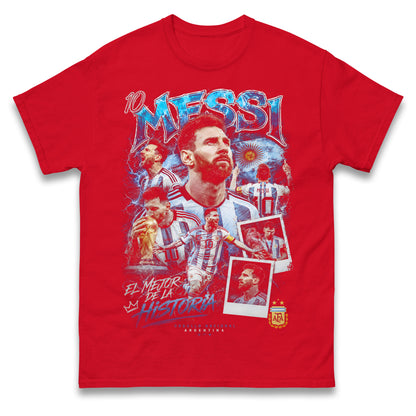 10 Messi Argentina T Shirt