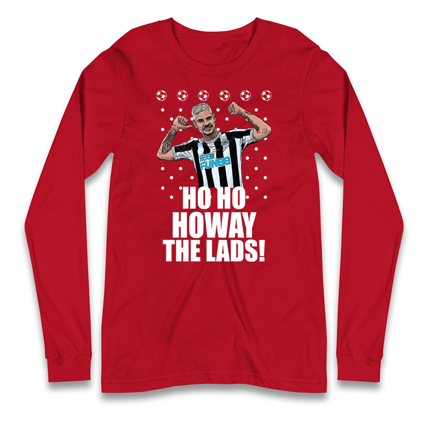 bruno guimaraes christmas long sleeve t shirt