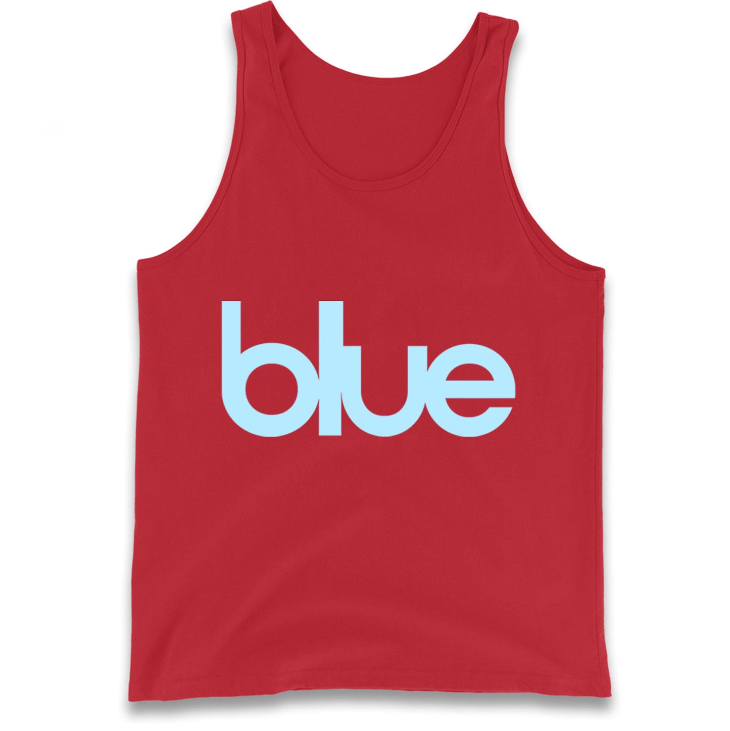 Blue Blur Robbie Williams Tank Top
