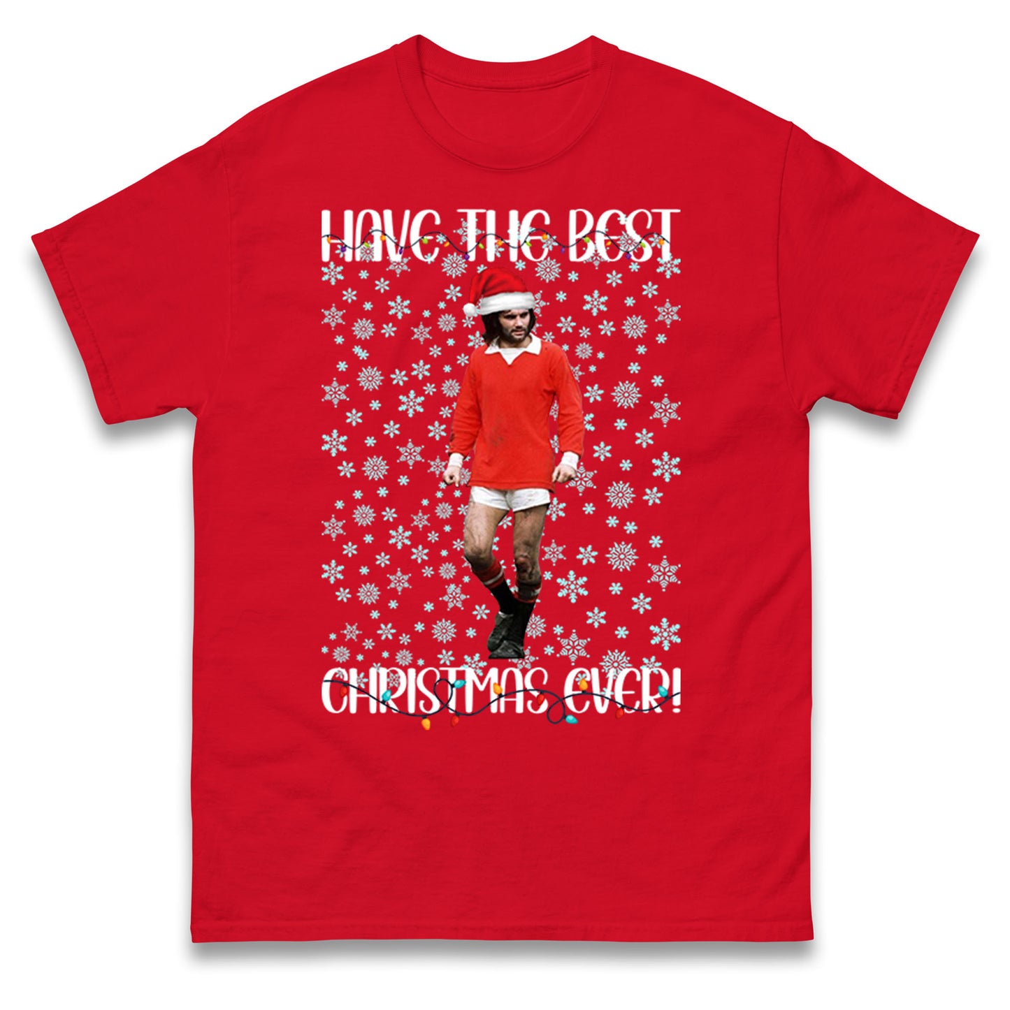 george best christmas t shirt