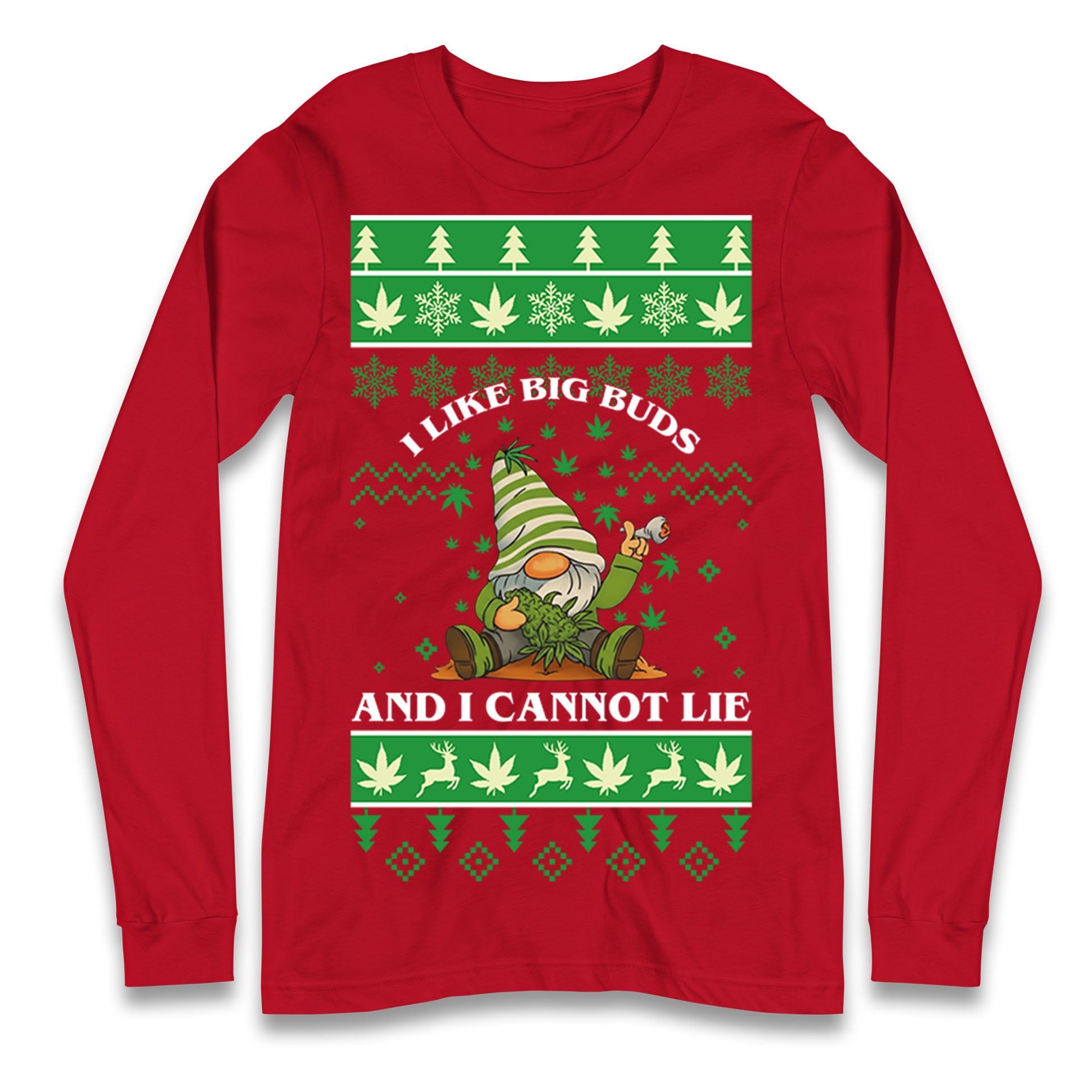 Cannabis Christmas Longsleeve T Shirt