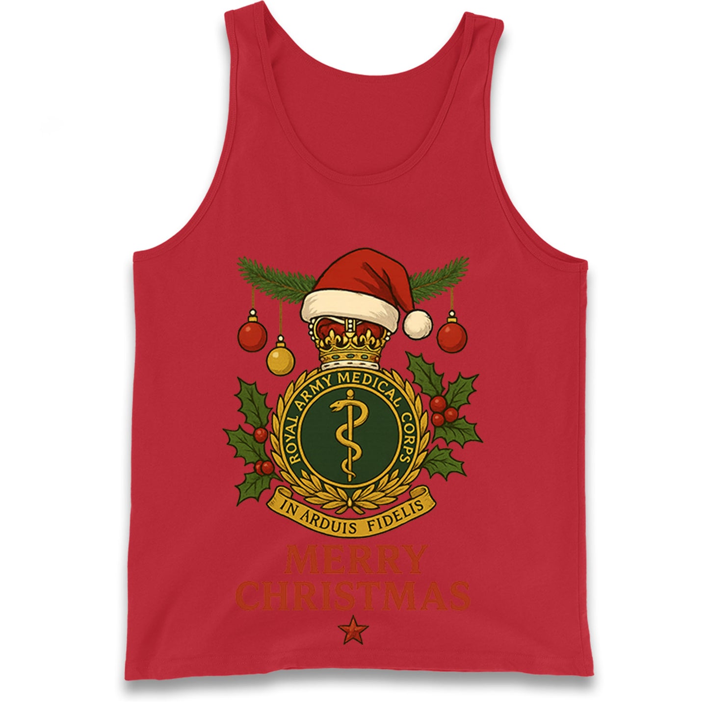 Royal Army Medical Corps Christmas Tank Top