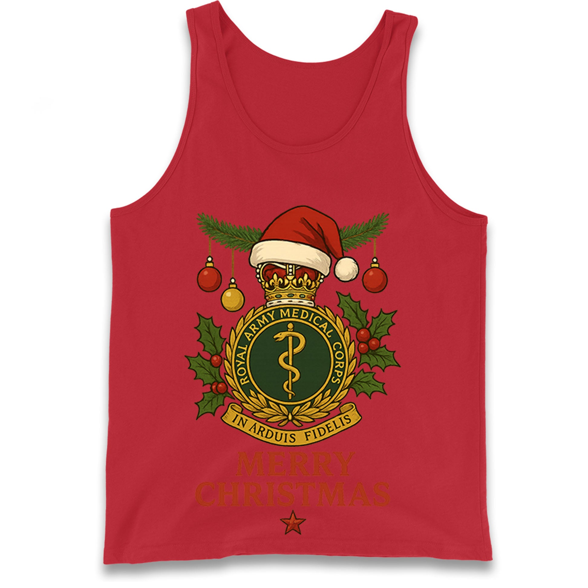 Royal Army Medical Corps Christmas Tank Top