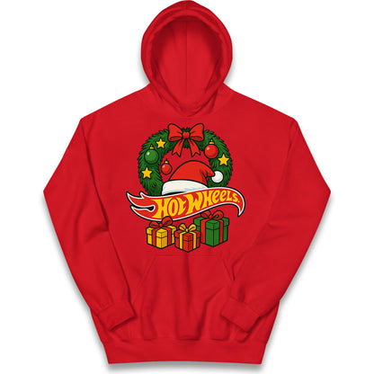 Hotwheels Christmas Kids Hoodie