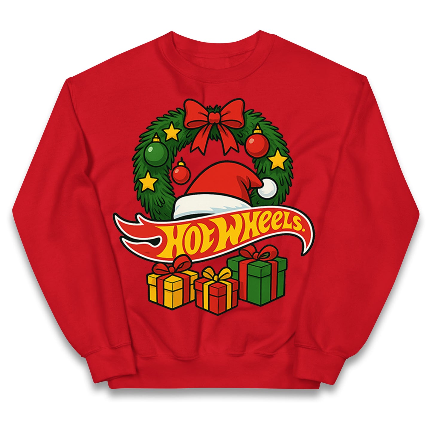 Hotwheels Christmas Kids Jumper