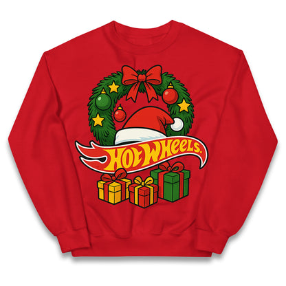 Hotwheels Christmas Kids Jumper