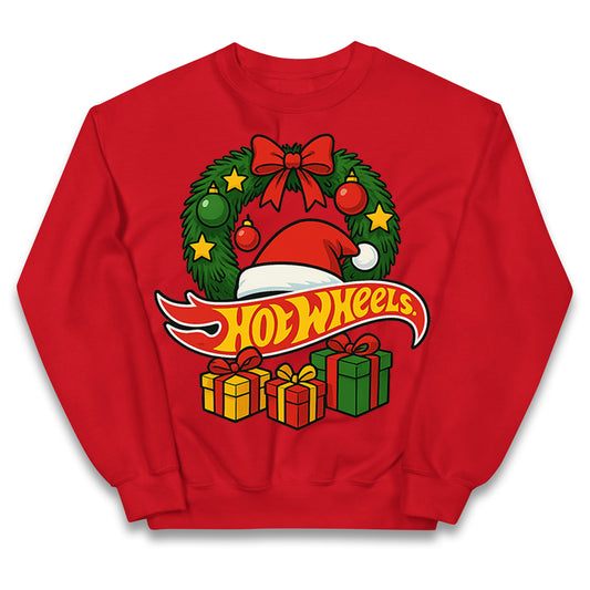 Hotwheels Christmas Kids Jumper