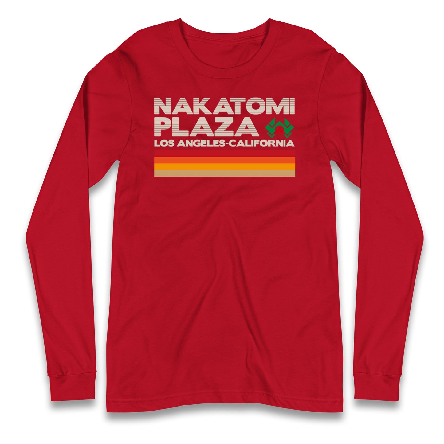 nakatomi plaza vintage long sleeve t shirt