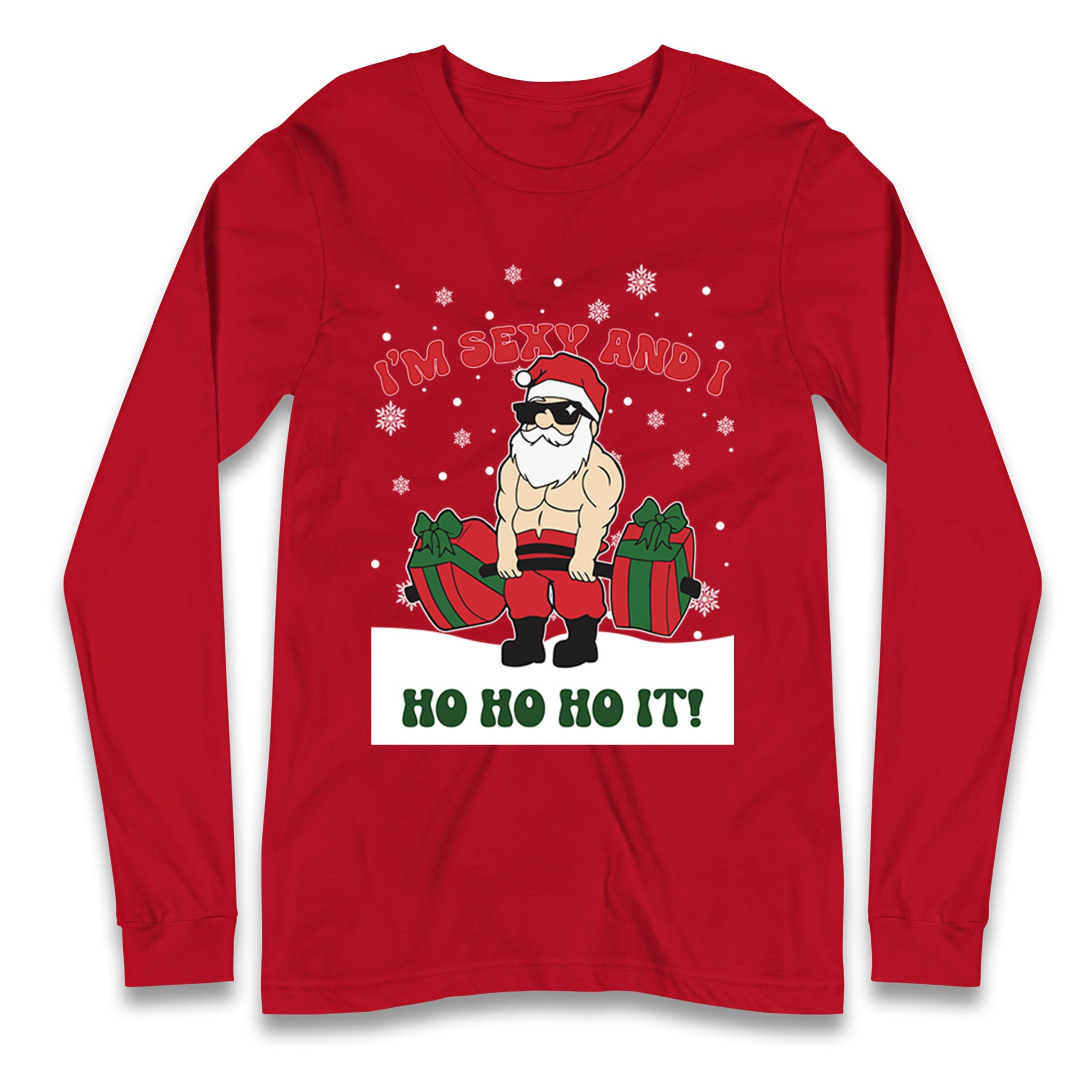 Santa Claus Ho Ho Ho Longsleeve T Shirt