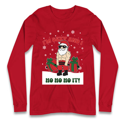 Santa Claus Ho Ho Ho Longsleeve T Shirt