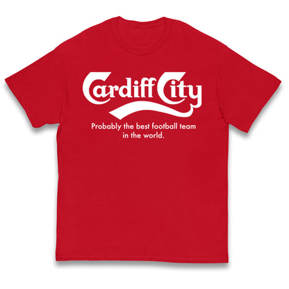 Cardiff City FC Football Kids T Shirt