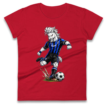 Retro Gillingham Football Ladies T Shirt