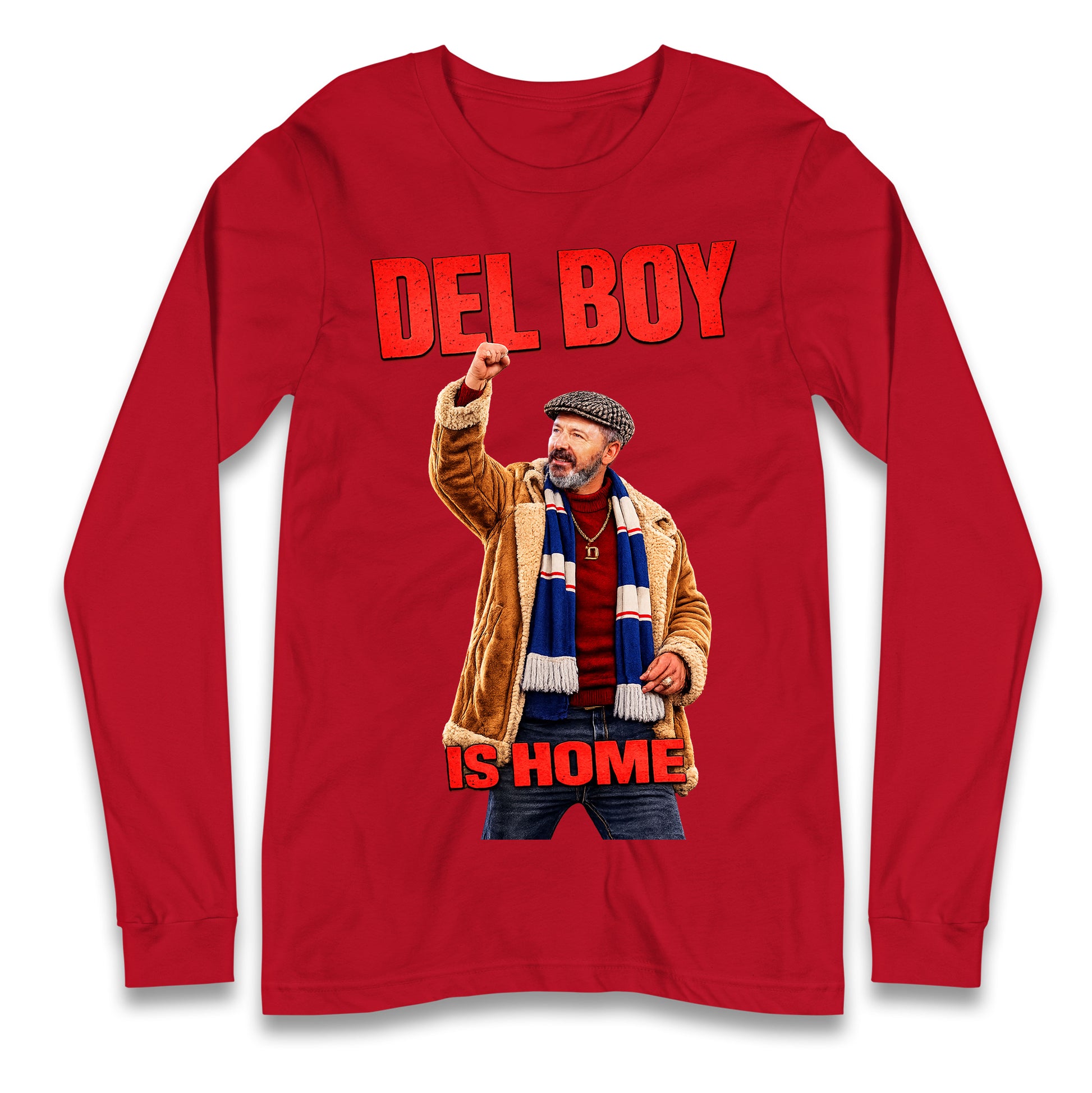 Derek McInnes Rangers Del Boy Football Longsleeve T Shirt