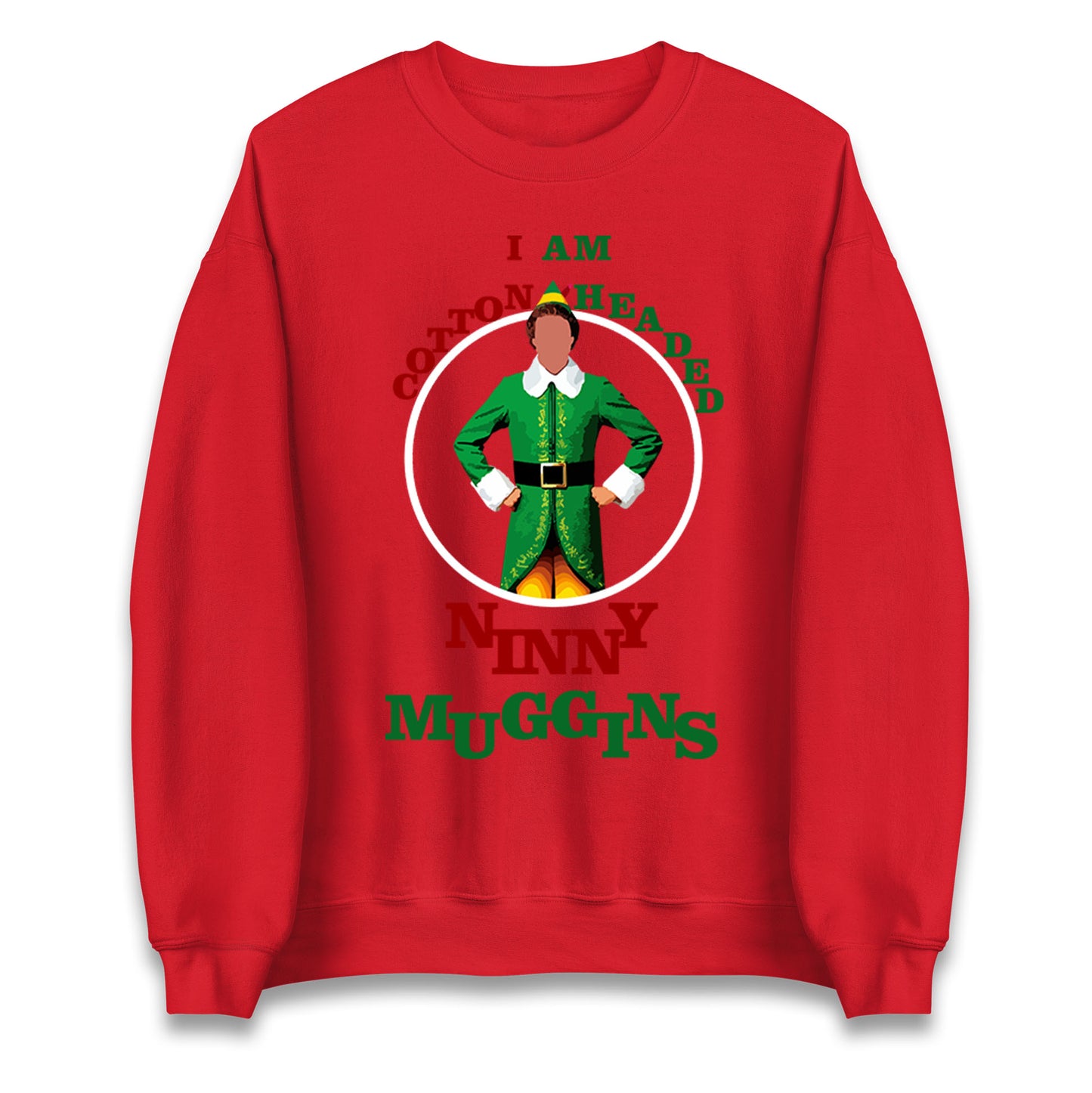 Christmas Patrick Baynham Elf Unisex Sweatshirt