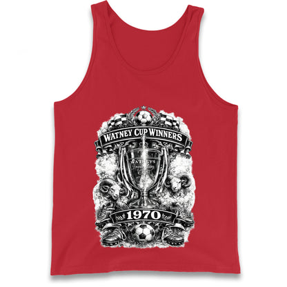 Retro Derby Watney Cup Winners 1970 Tank Top