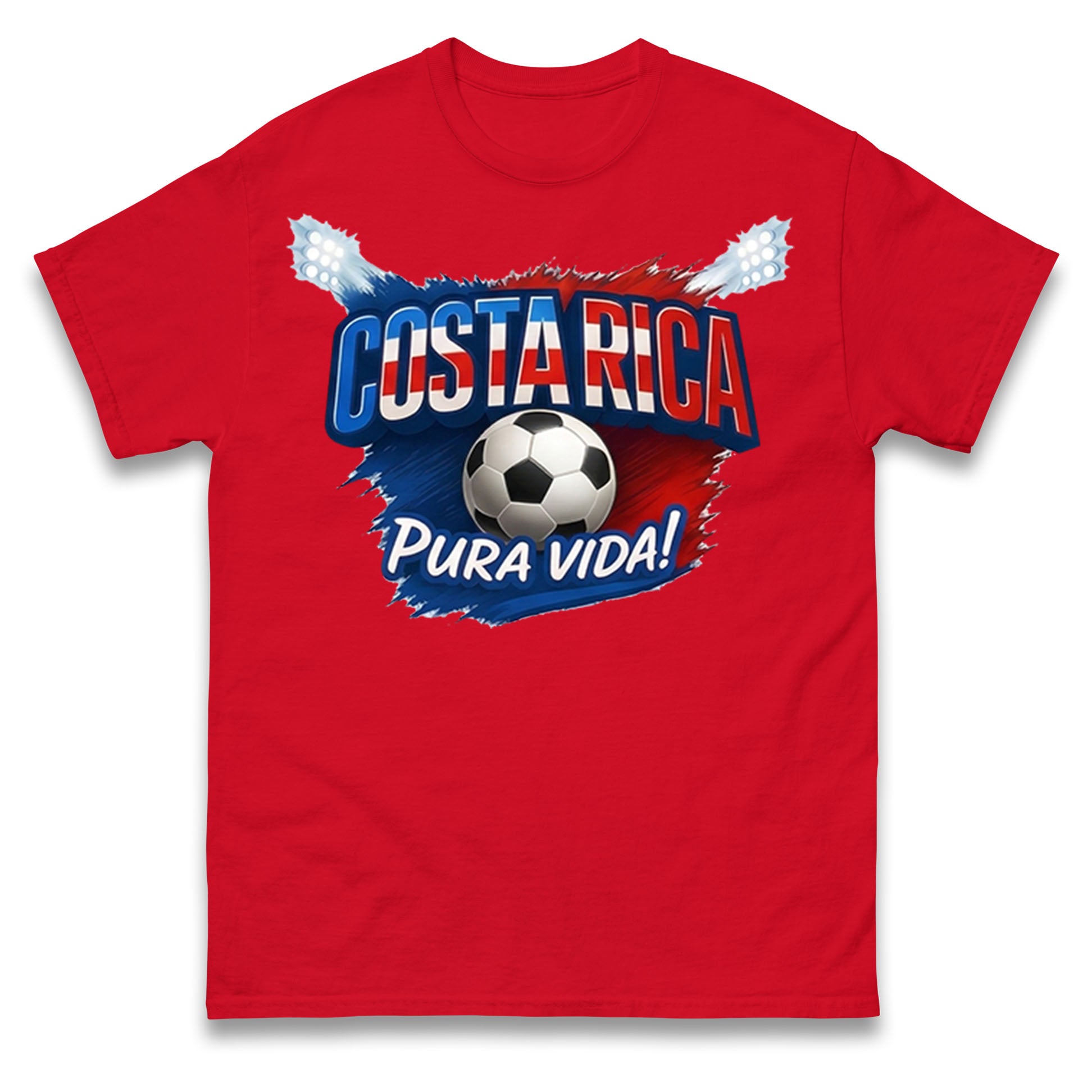 Costa Rica Retro World Cup T Shirt 