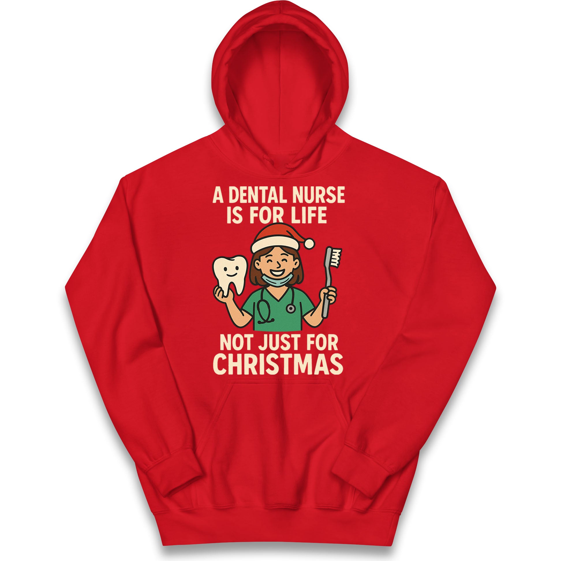 Dental Nurse Christmas Kids Hoodie