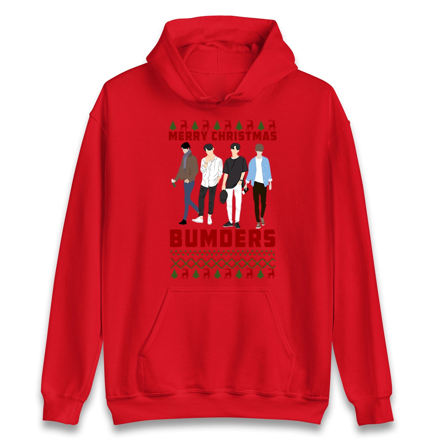 Merry Christmas Bumders The Inbetweeners Unisex Hoodie
