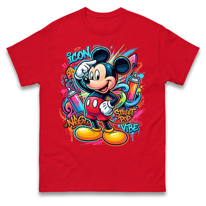 Graffiti Mickey T Shirt