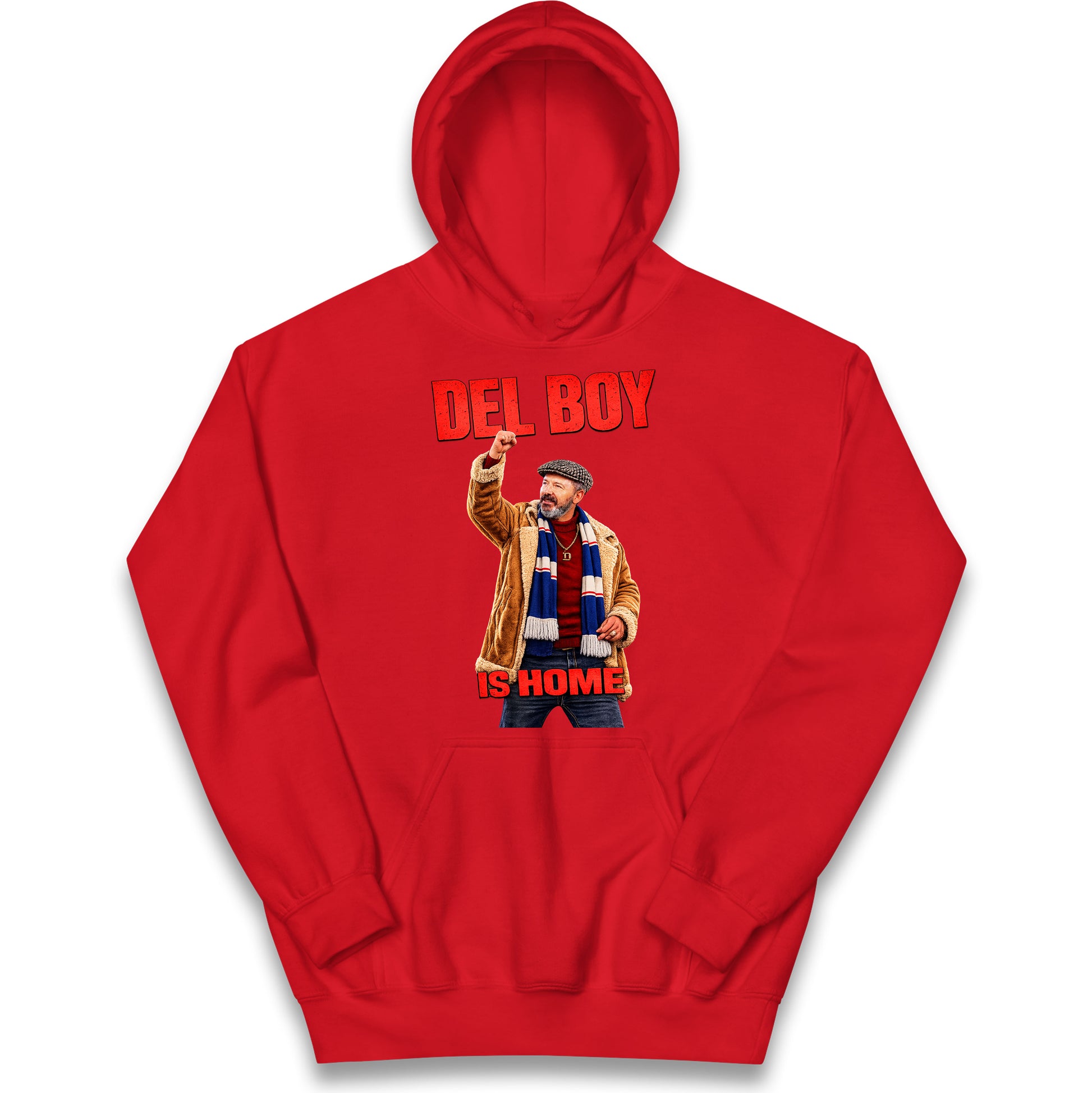 Derek McInnes Rangers Del Boy Football Kids Hoodie
