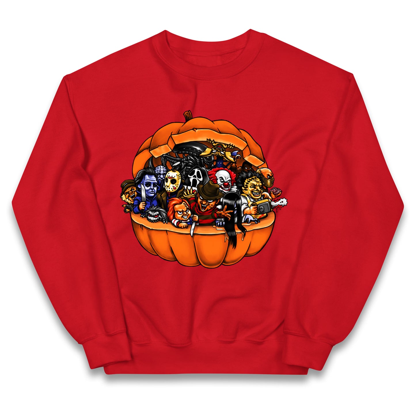 Super Villains Horror Friends Halloween Jumper