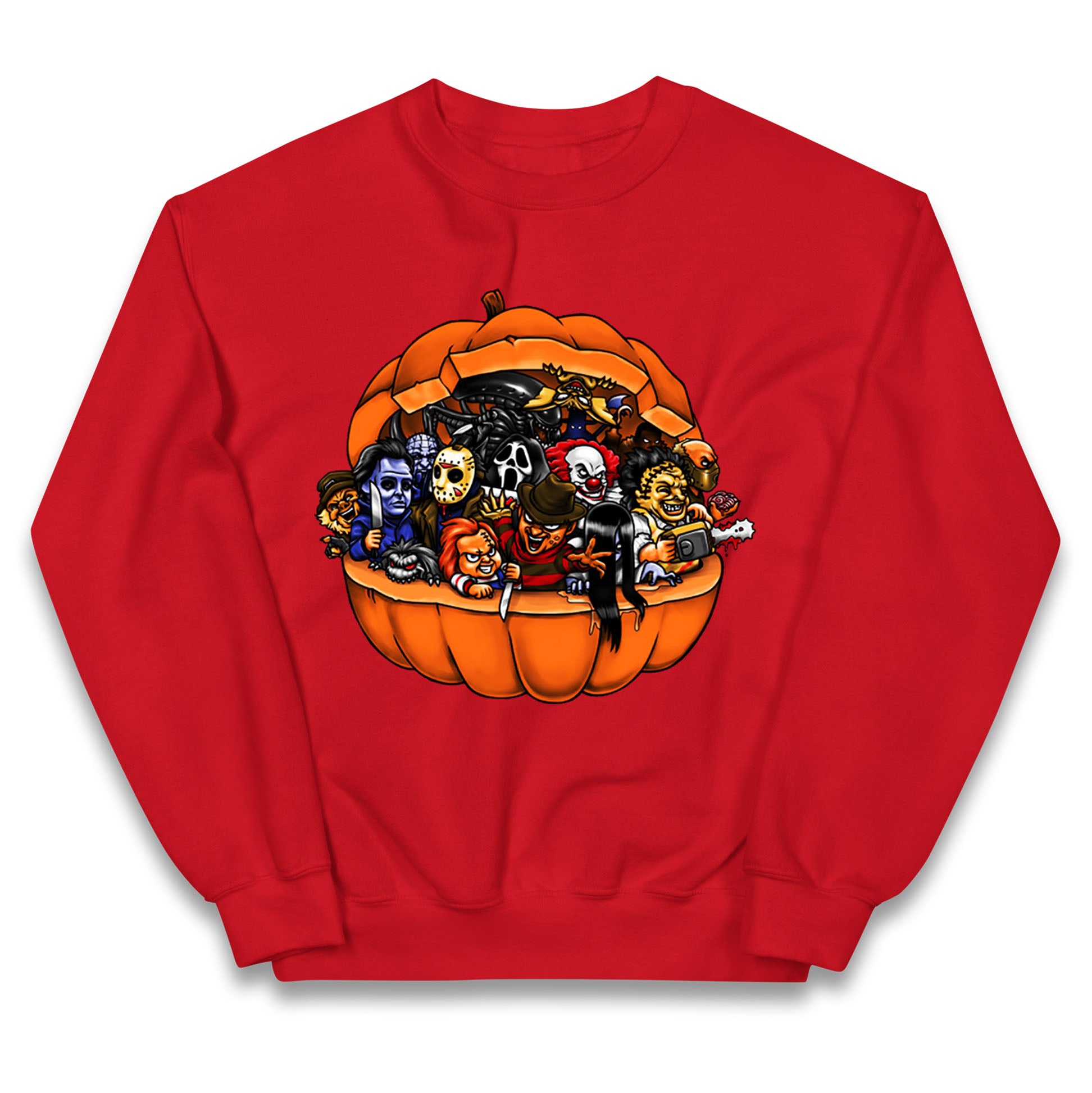 Super Villains Horror Friends Halloween Jumper