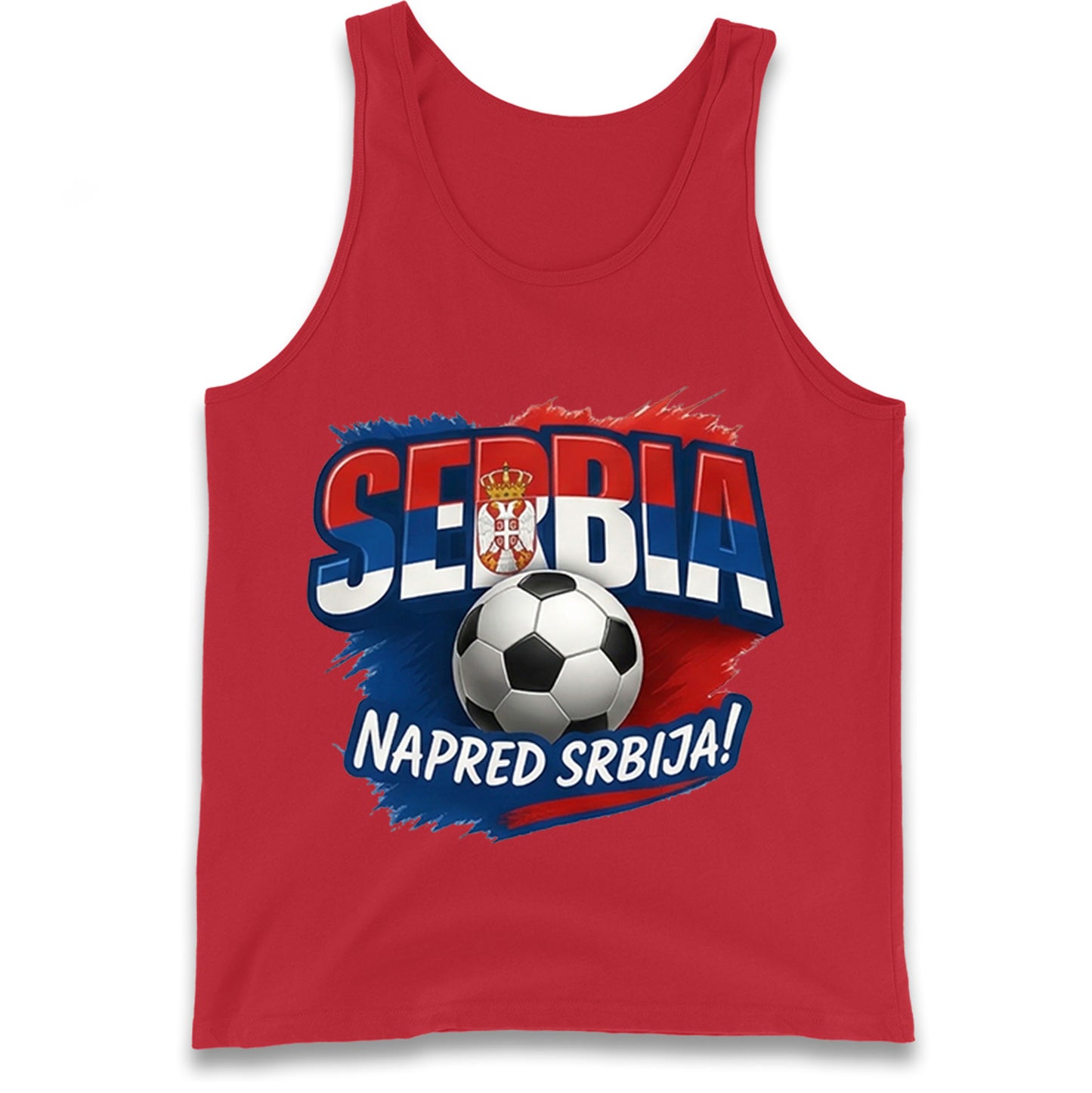 Serbia Retro World Cup Tank Top