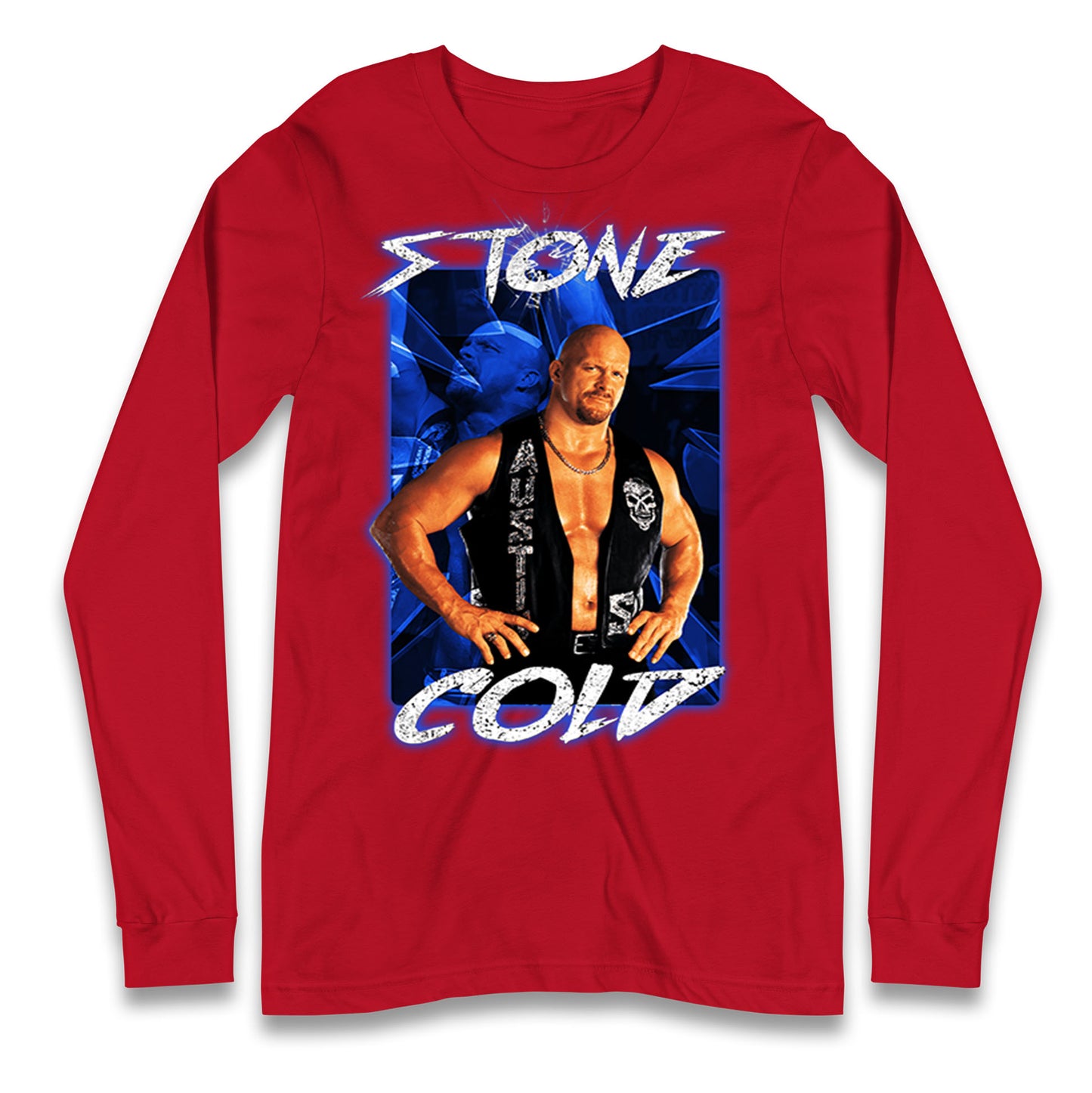 Stone Cold wwe Bootleg Long Sleeve T Shirt
