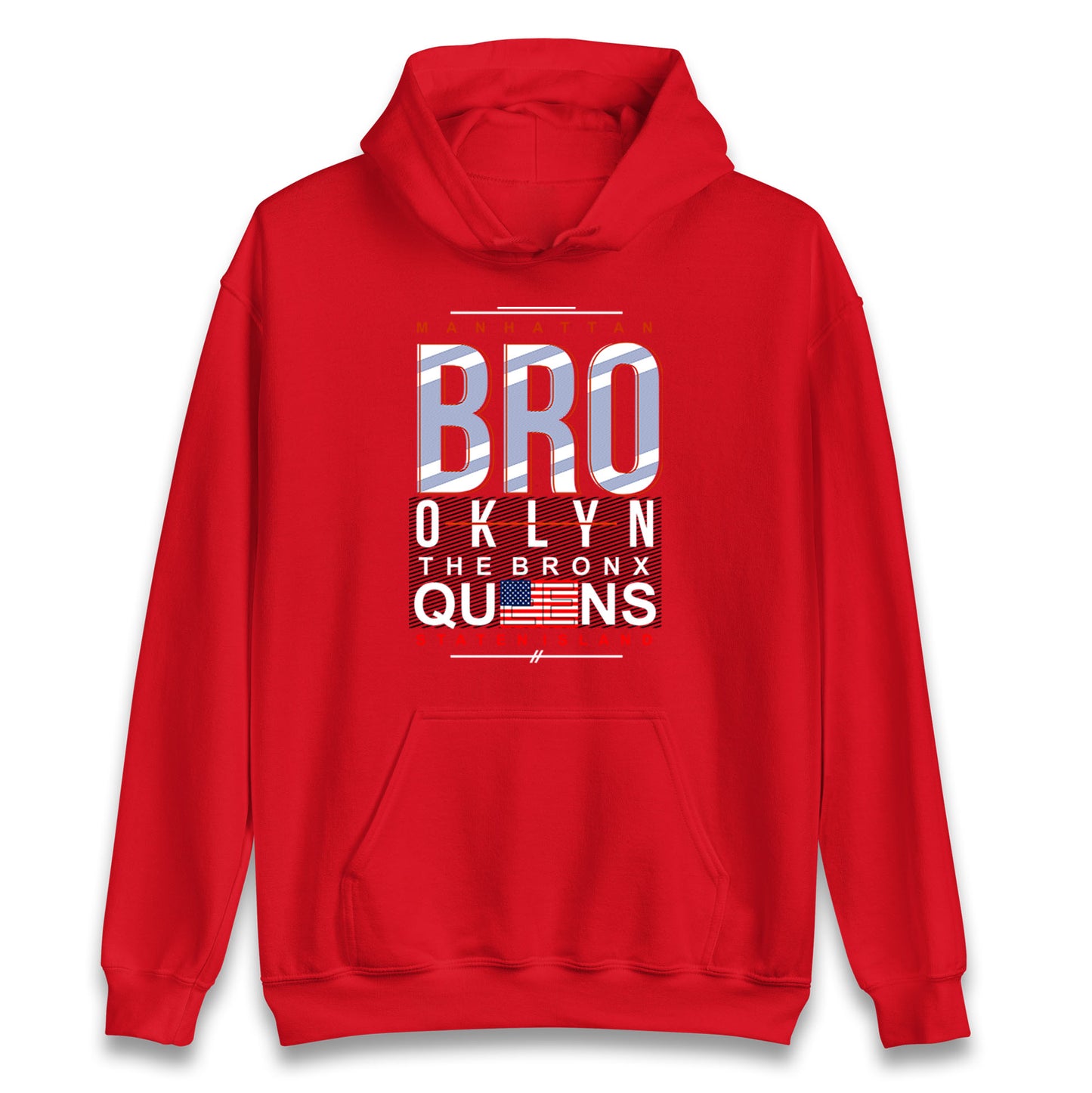 Brooklyn New York State Hoodie