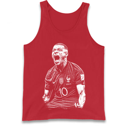  Kylian Footballer Tank Top