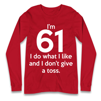 61th Birthday Longsleeve T Shirt