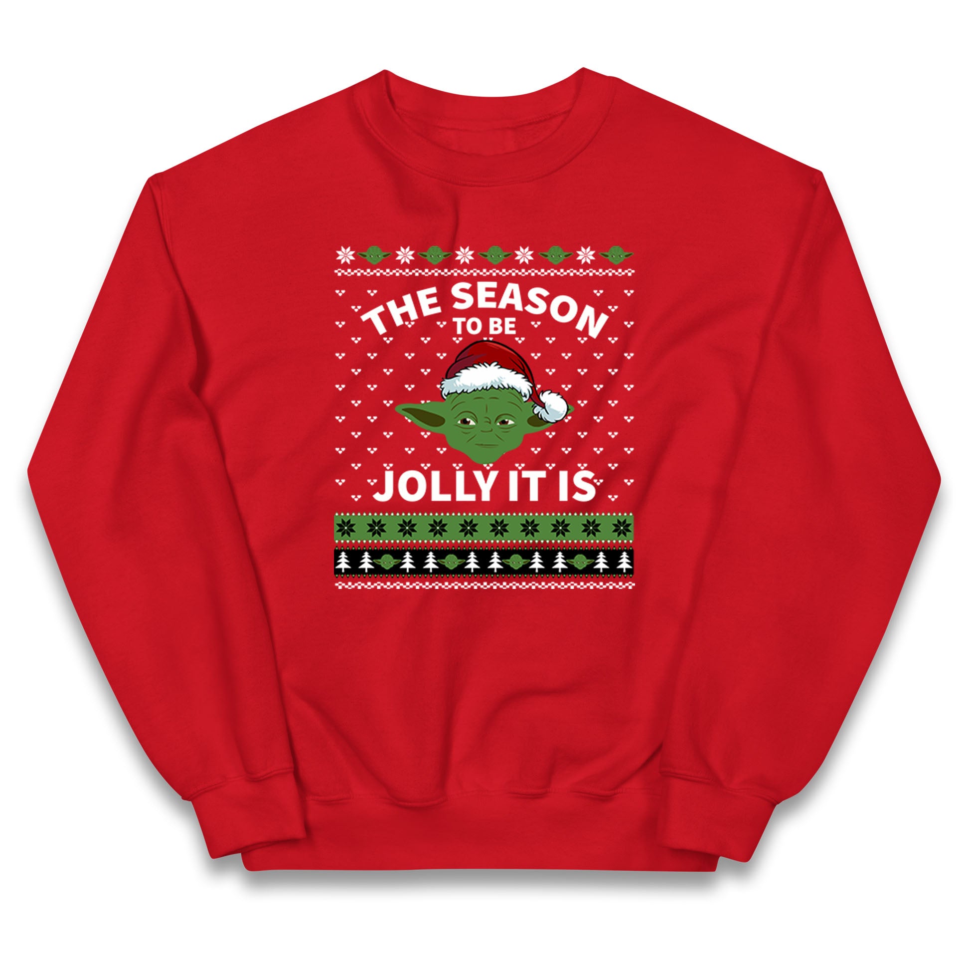 Yoda Christmas Kids Jumper