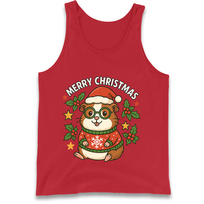 Guinea Pig Christmas Tank Top