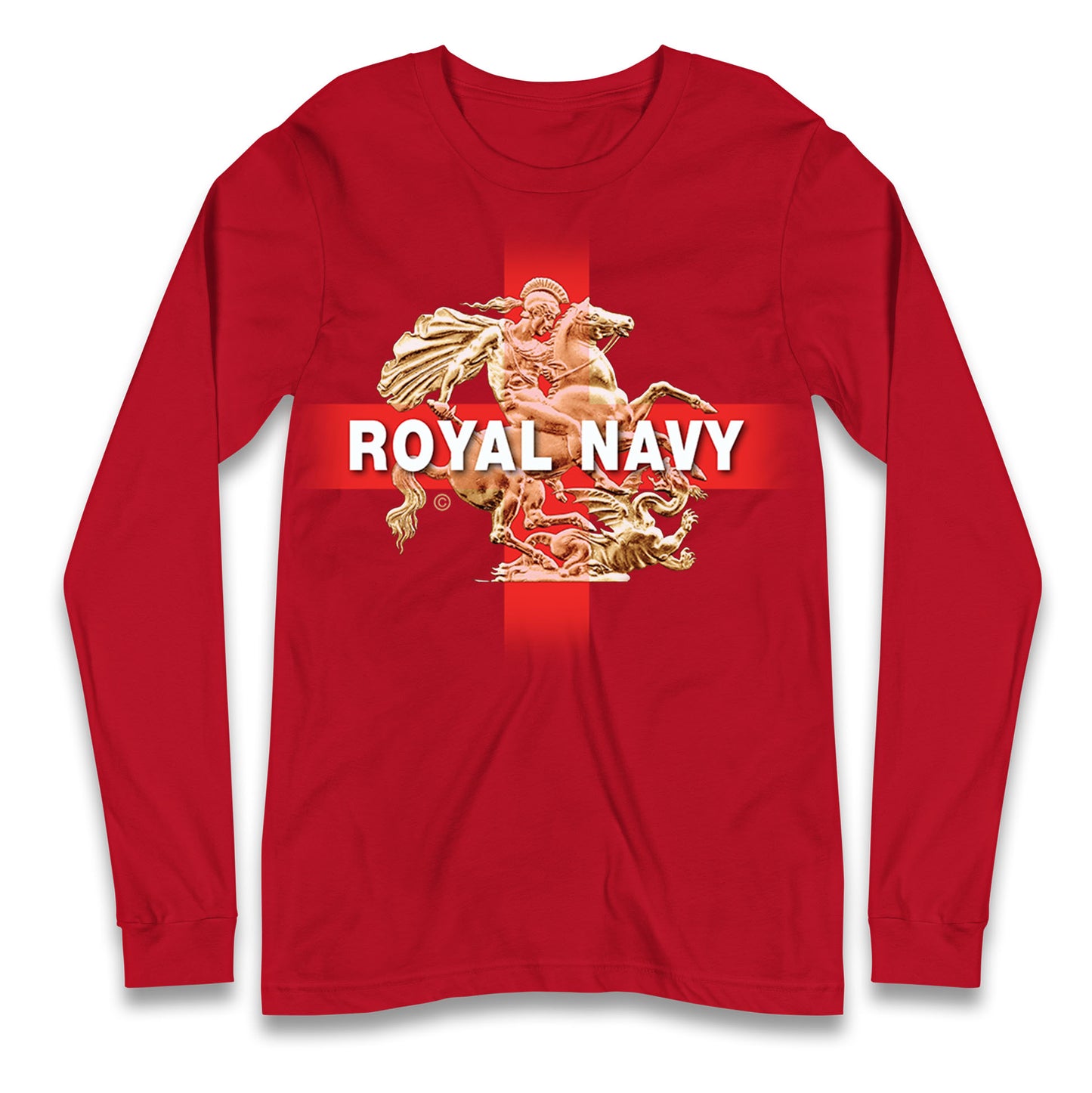 Royal Navy St George and The Dragon Long Sleeve T Shirt
