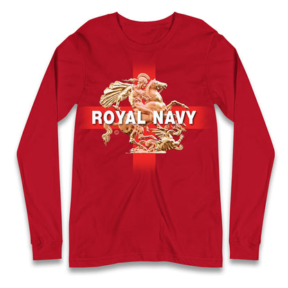 Royal Navy St George and The Dragon Long Sleeve T Shirt